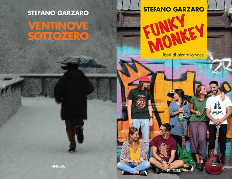 Le copertine dei libri di Stefano Garzaro